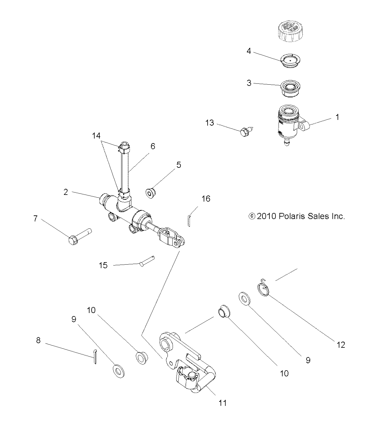 BRAKES, BRAKE PEDAL and MASTER CYLINDER - A16SDA57A1/L2/E57A2