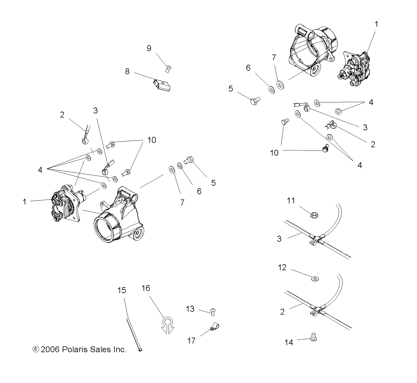 BRAKE, LINES, REAR - A07MH50FC (49ATVBRAKERR075EFIIN)