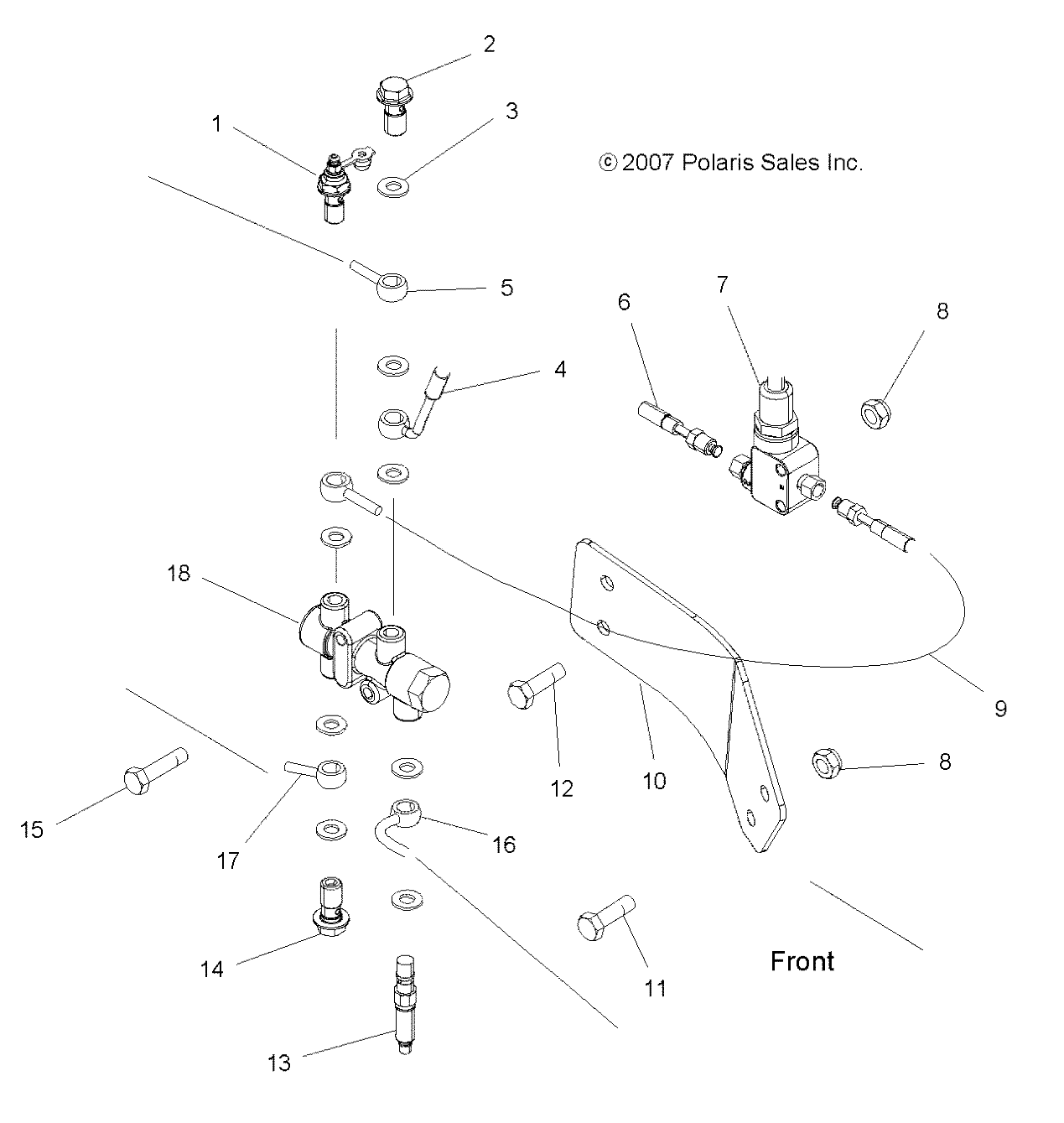 BRAKES, VALVE SYSTEM - A09DN76FC (49ATVBRAKEVALVE08SPTRG800I)