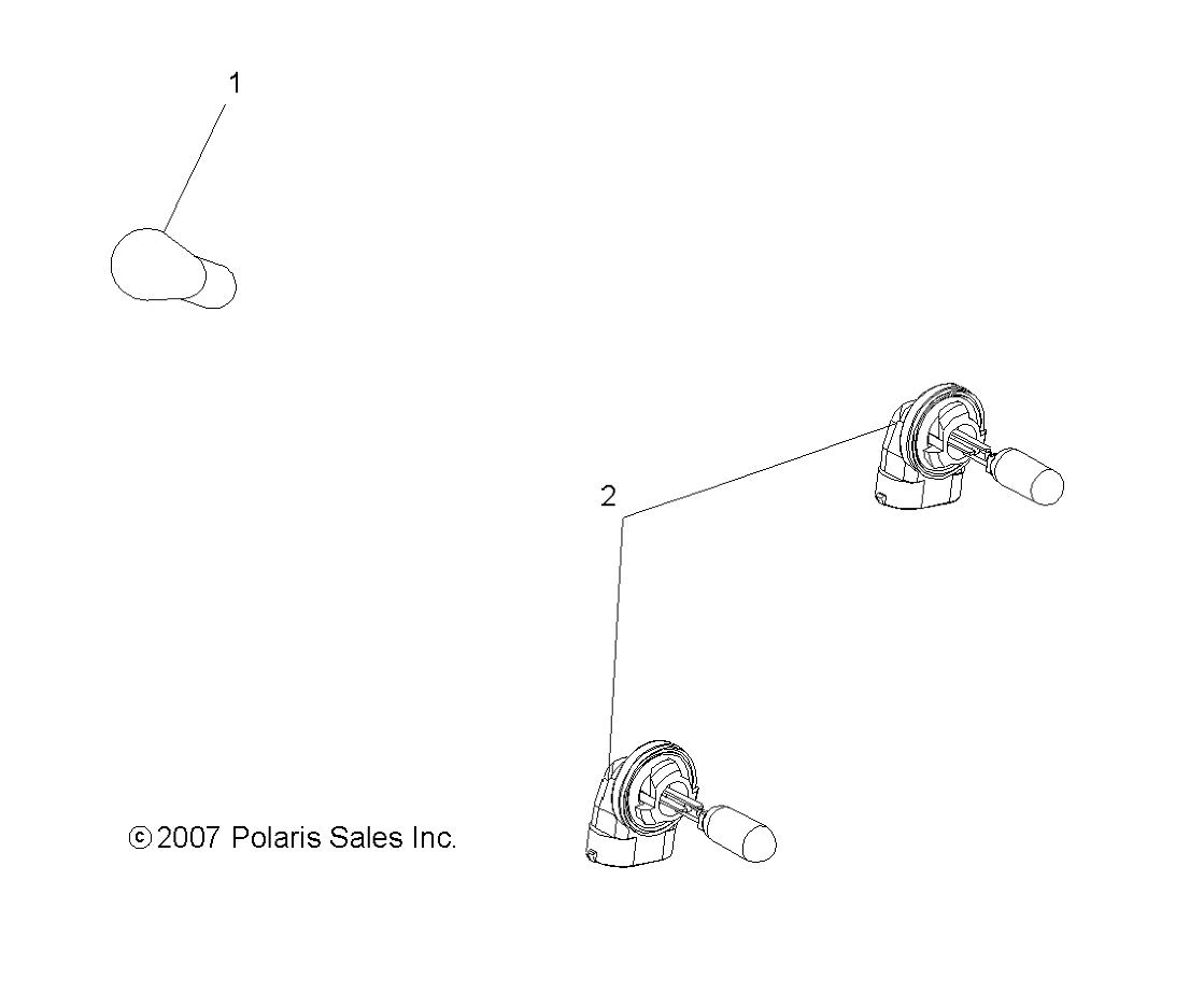 ELECTRICAL, BULBS - A08BG50FA (49ATVBULBS08SCRAM)