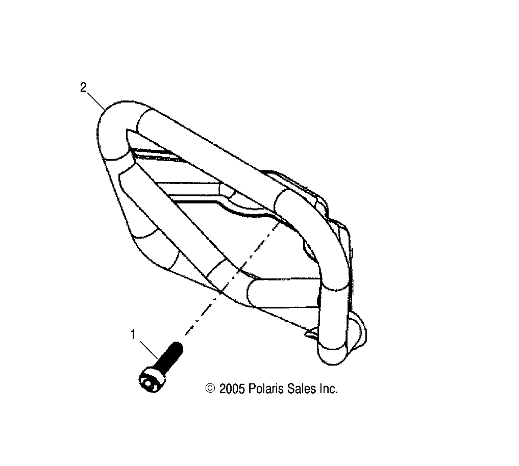 CHASSIS, BUMPER - A12PB20AF (49ATVBUMPER07PHX)