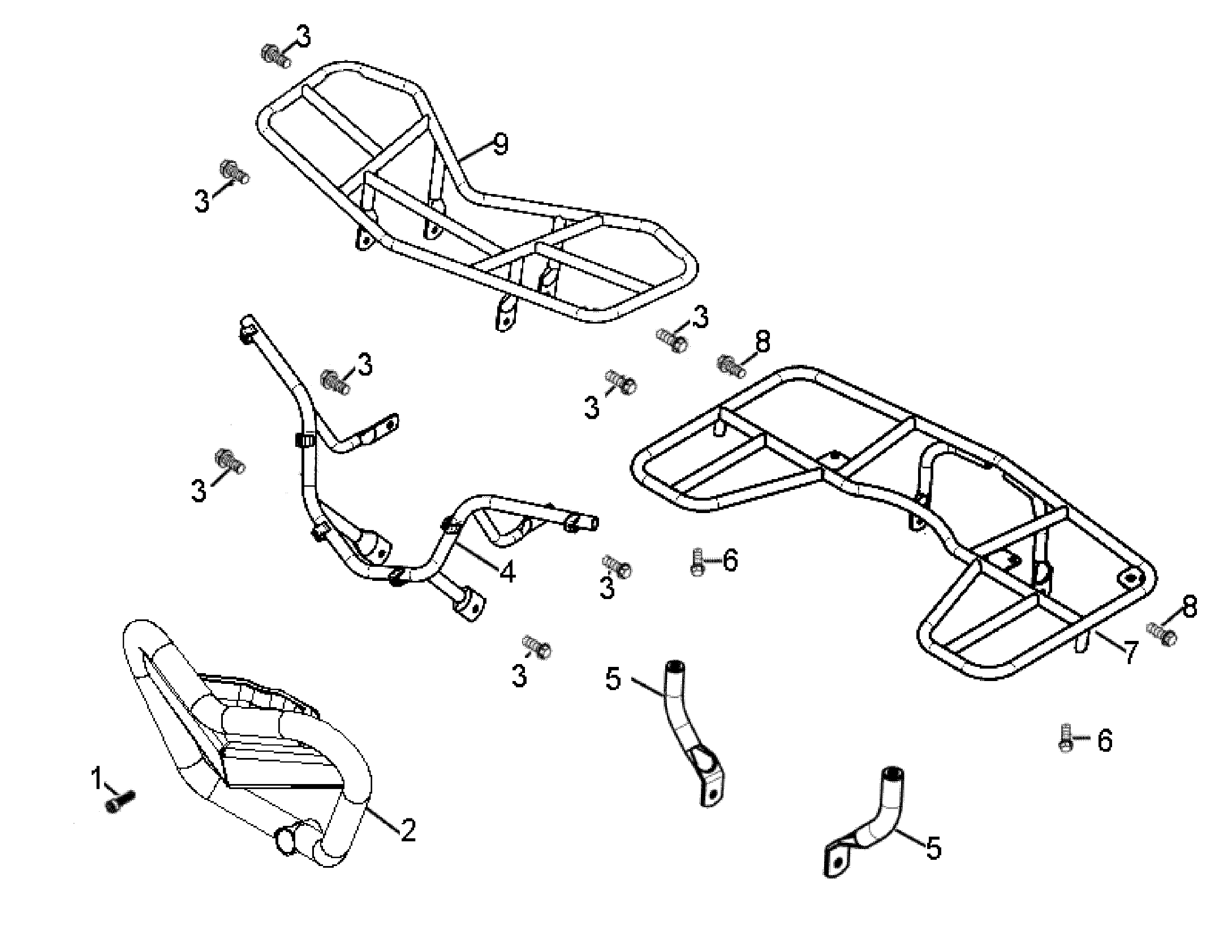 BUMPER - A07SB20AA (49ATVBUMPER07SAW)