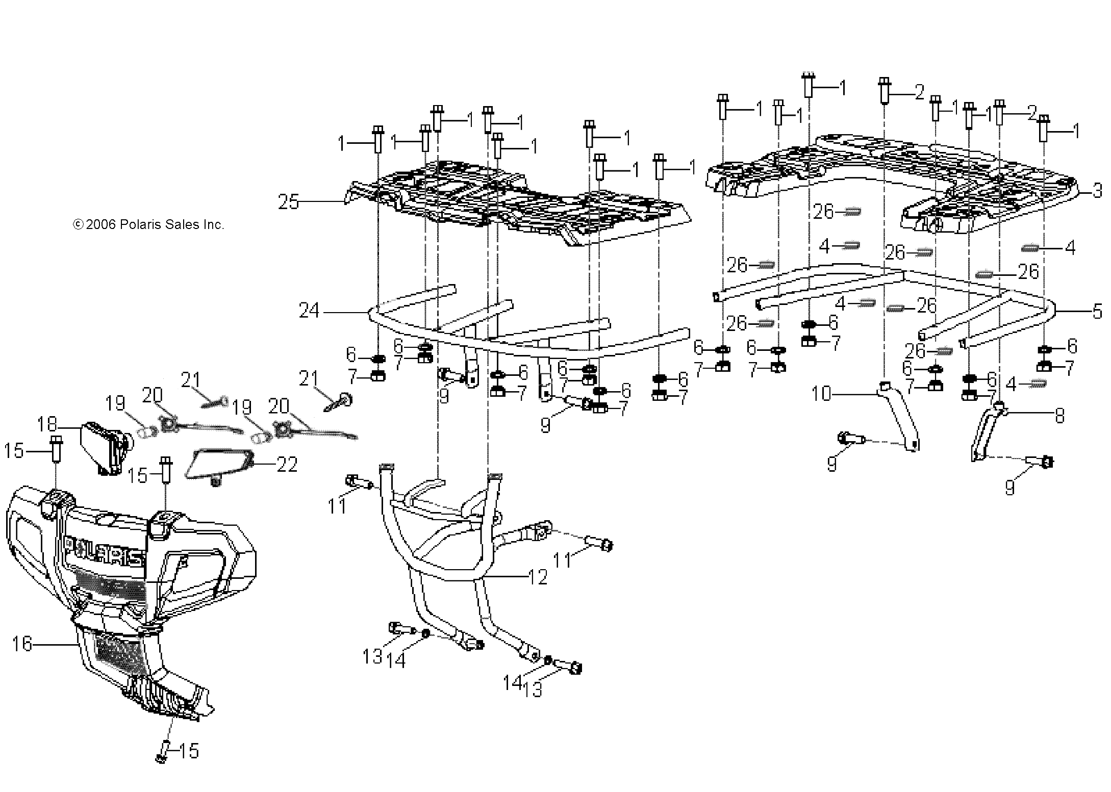 BUMPER - A07FA09AA/AB (49ATVBUMPER07SPRT90)