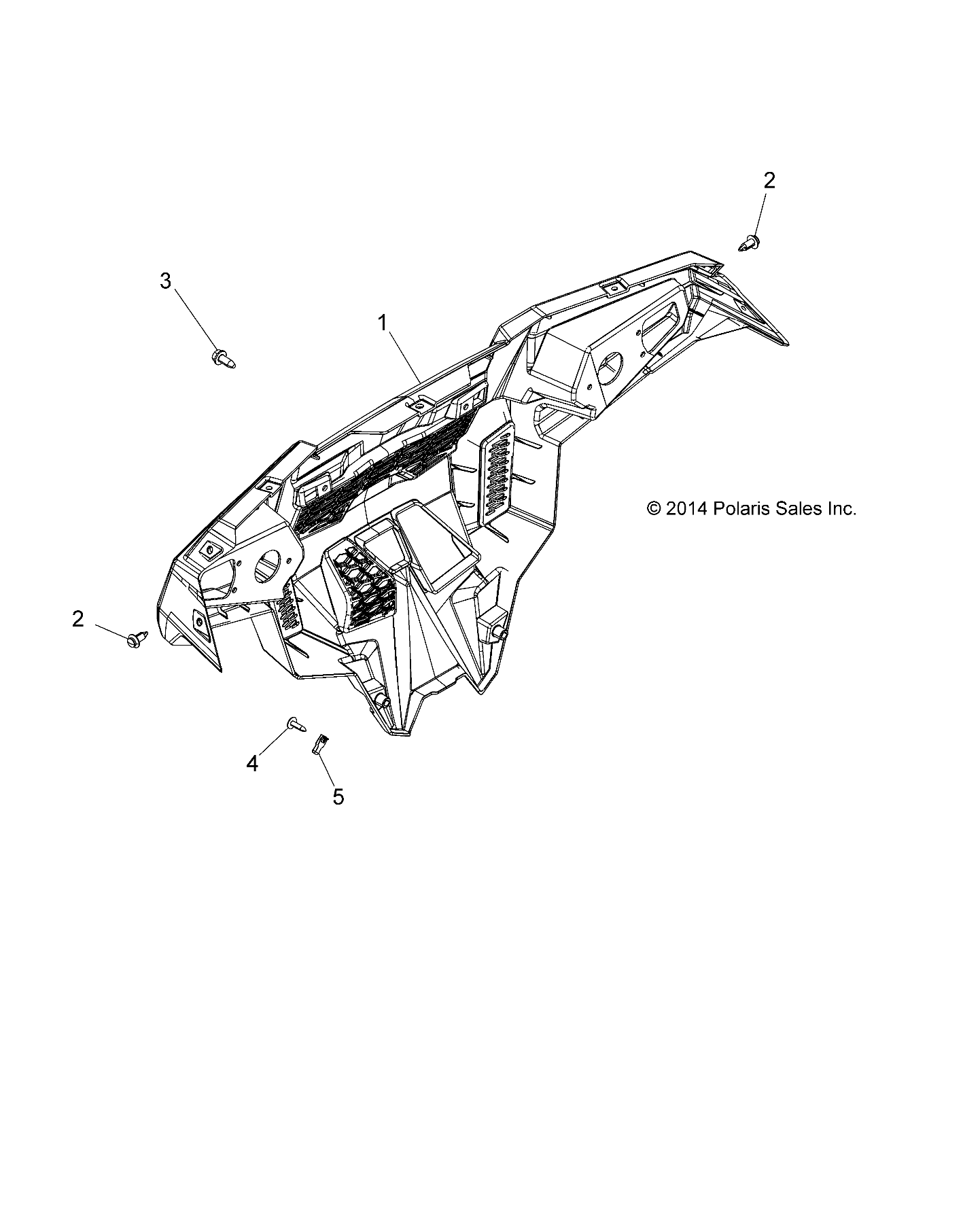 BODY, BUMPER, REAR - A16DAA57F1/F2/E57FM