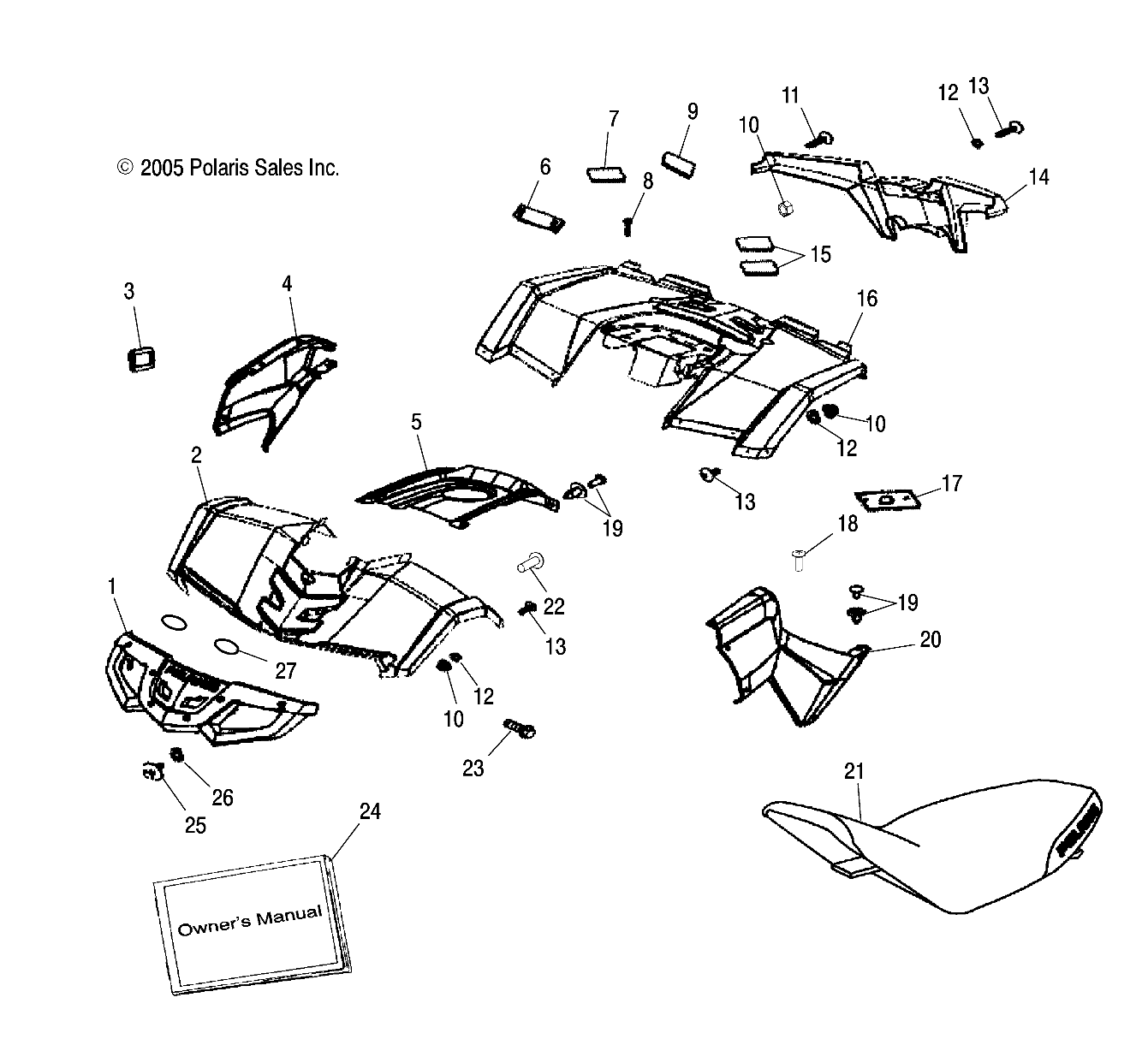 CAB/SEAT - A07SB20AA (49ATVCAB07SAW)