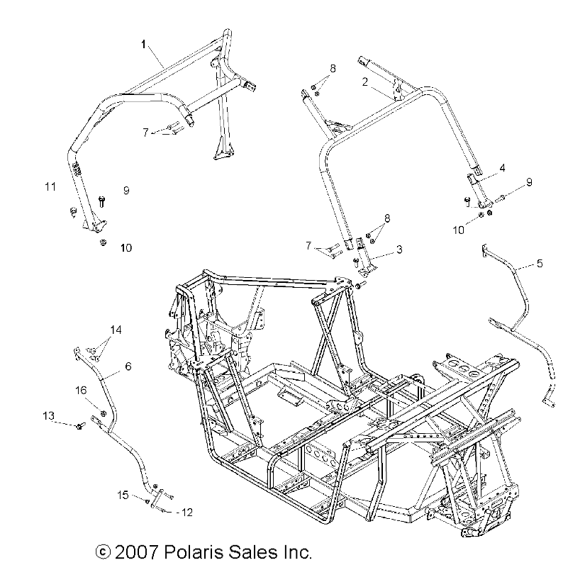 FRAME, CAB - R08VH76AD/AG (49ATVCAB08VISTA)