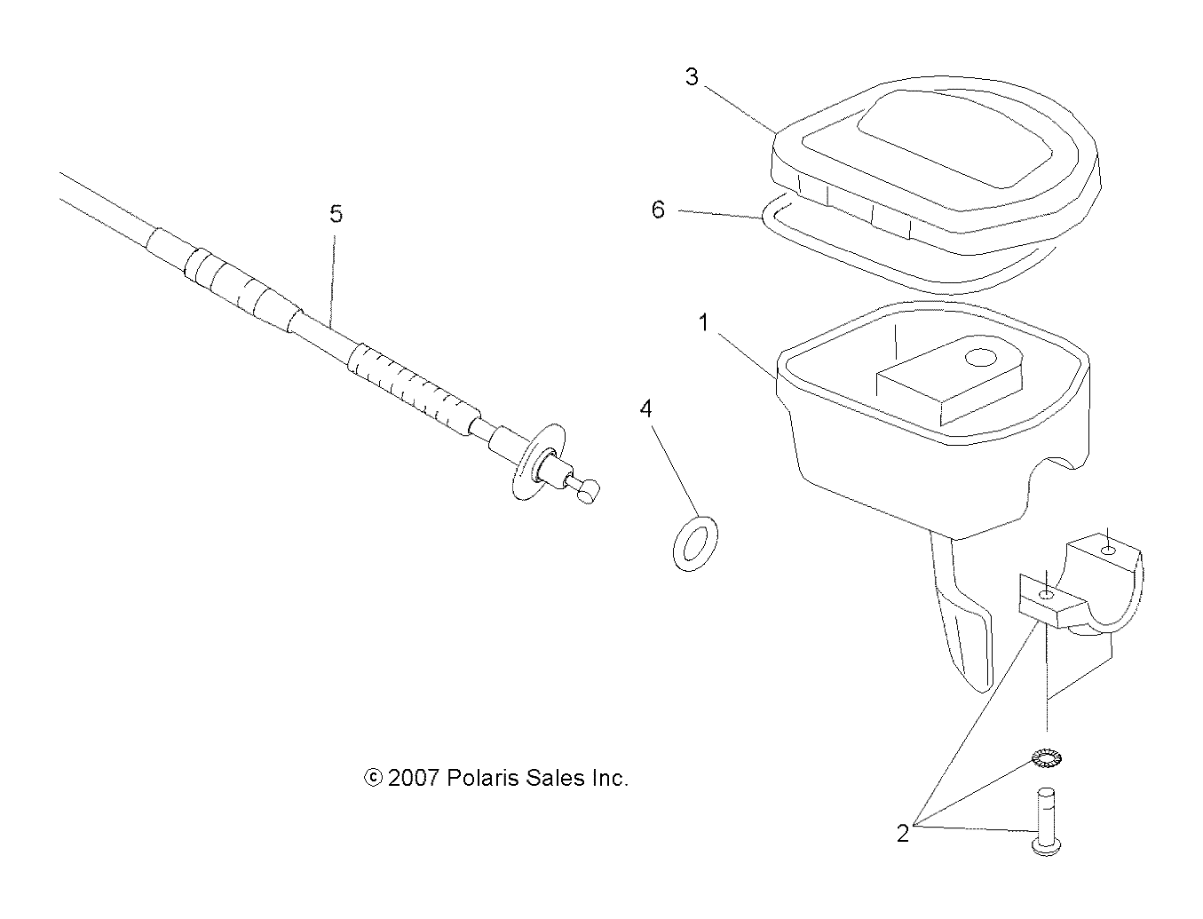 STEERING, CONTROLS and THROTTLE - A08LB27AA (49ATVCONTROLS08HAWKINTL)