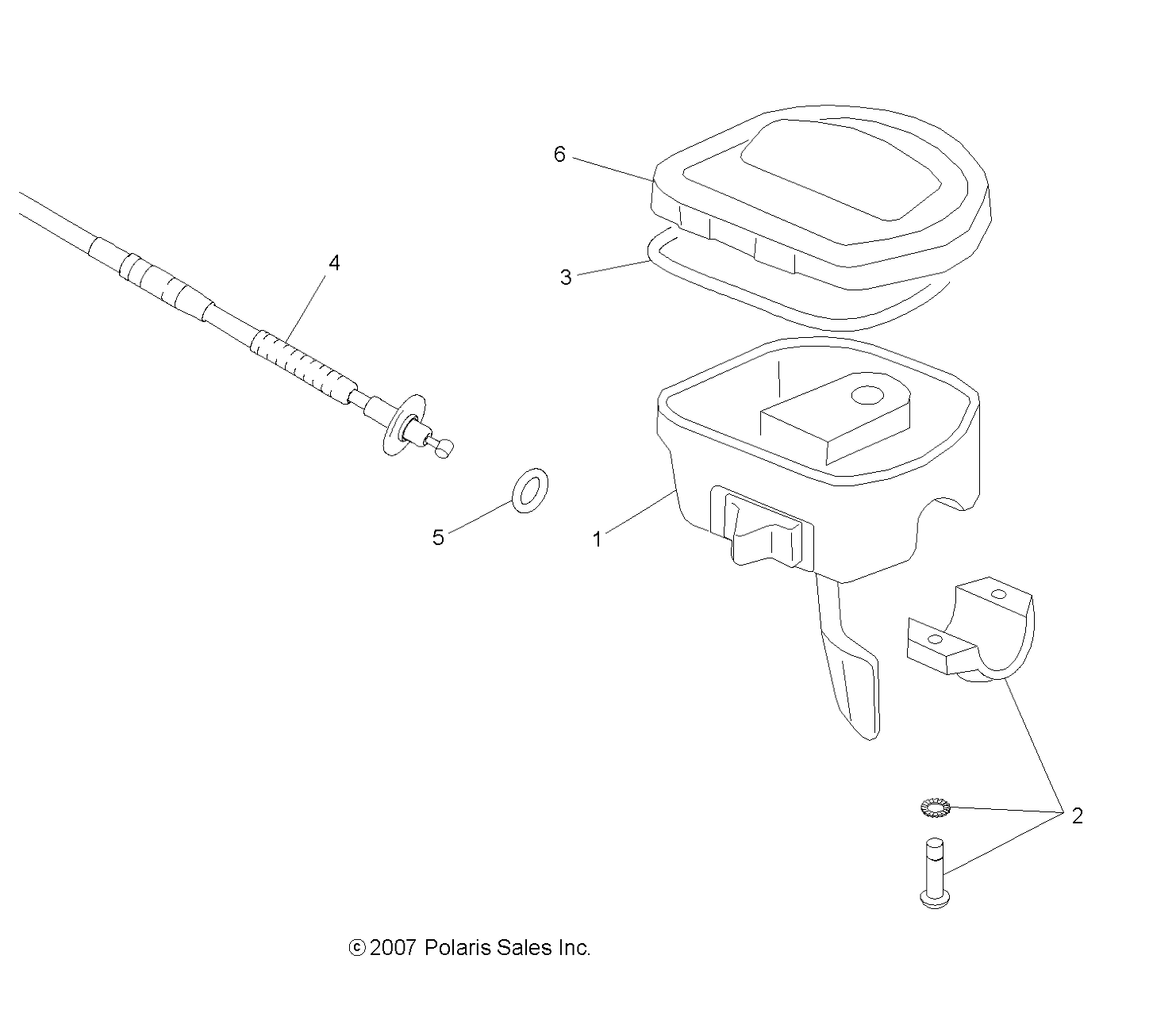 STEERING, CONTROLS and THROTTLE - A12NG50FA (49ATVCONTROLS08SCRAM)