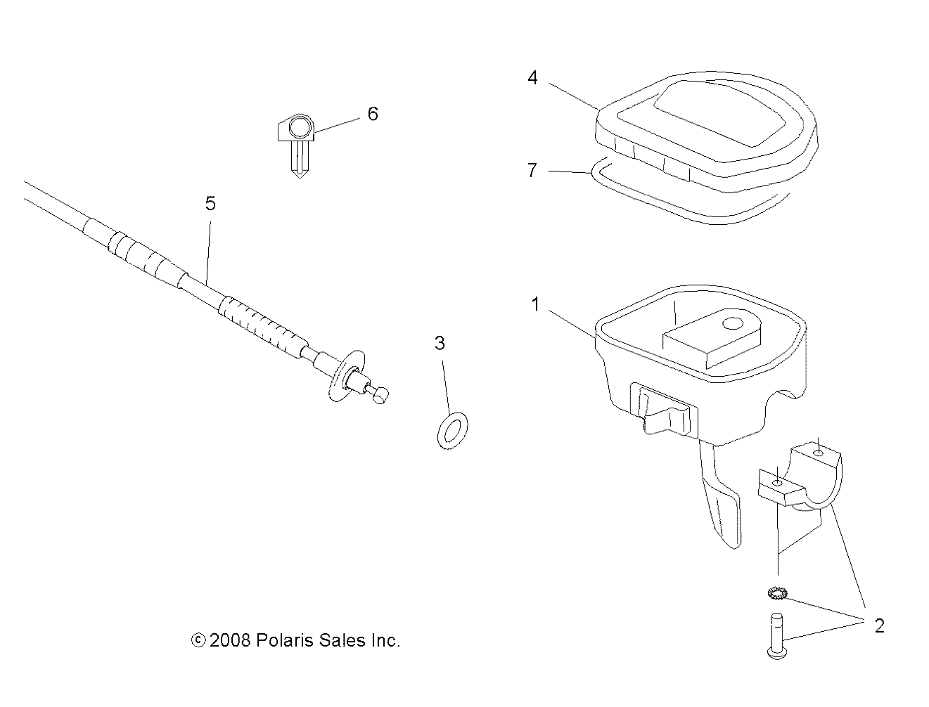 STEERING, CONTROLS and THROTTLE - A09DN76FC (49ATVCONTROLS09SPTRG800I)