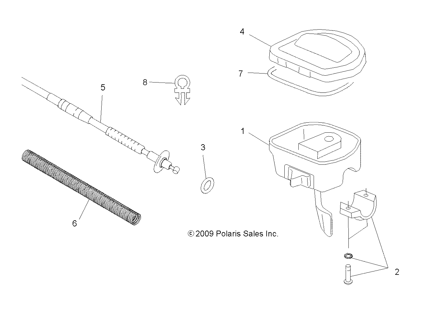 STEERING, CONTROLS and THROTTLE - A10DH50FX (49ATVCONTROLS10SPTRG500)