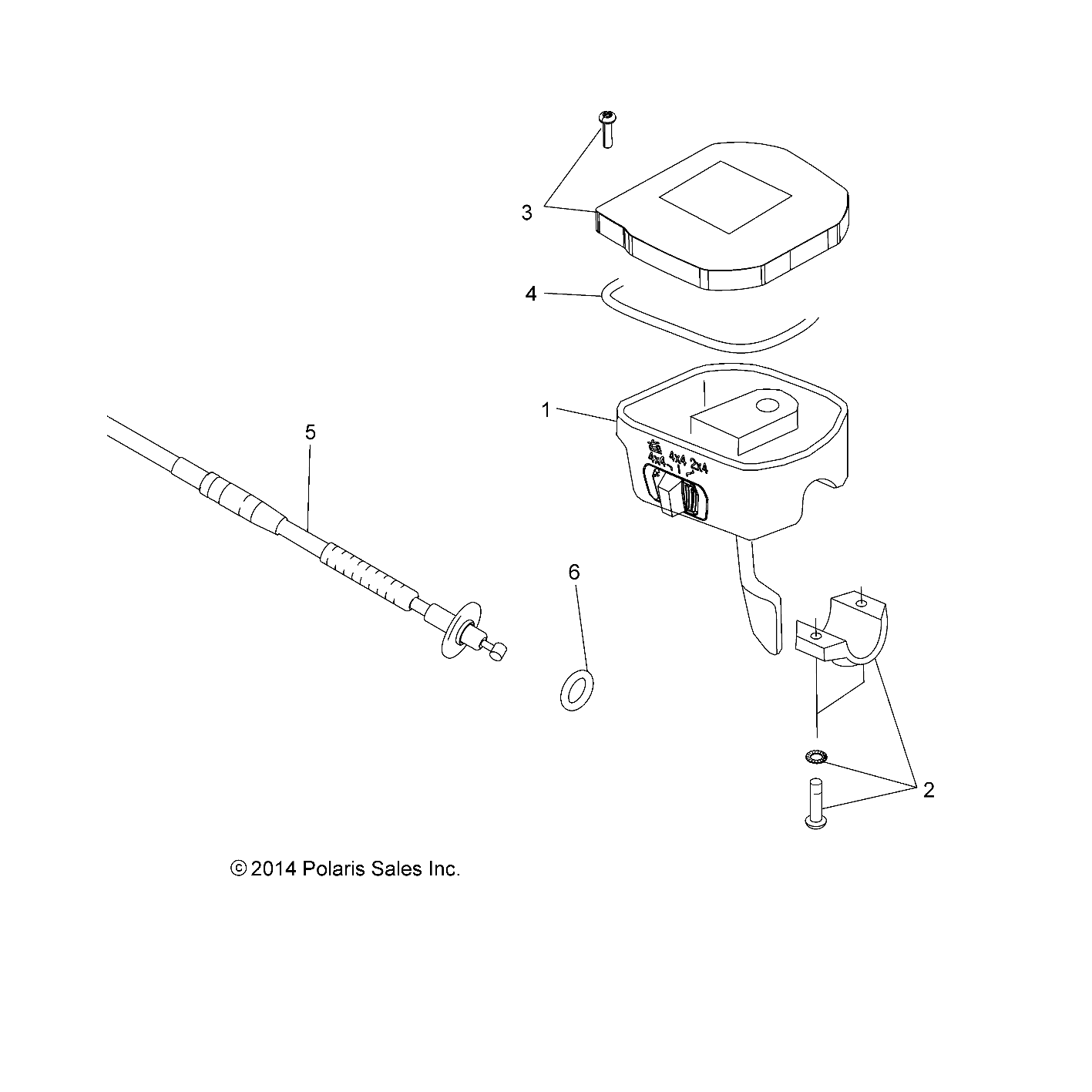 STEERING, CONTROLS, THROTTLE ASM. and CABLE - A16SXE95AG/AR/D95A9