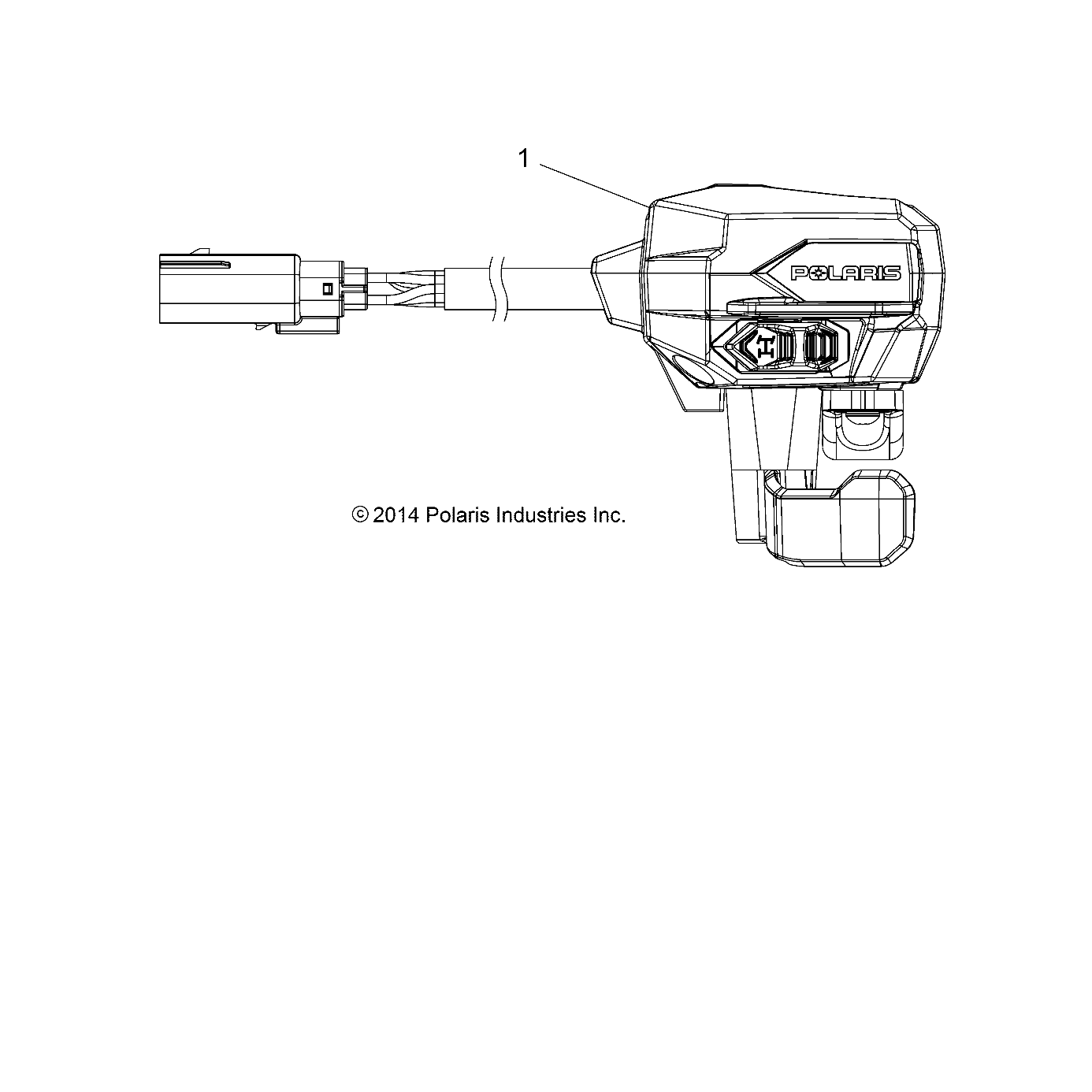 STEERING, CONTROLS, THROTTLE ASM. and CABLE - A15SWE57FA (49ATVCONTROLS15X2EU)