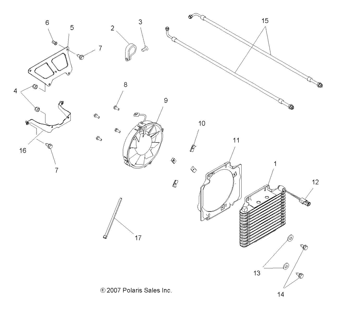 ENGINE, COOLING SYSTEM - A08CA32AA (49ATVCOOL08TB)