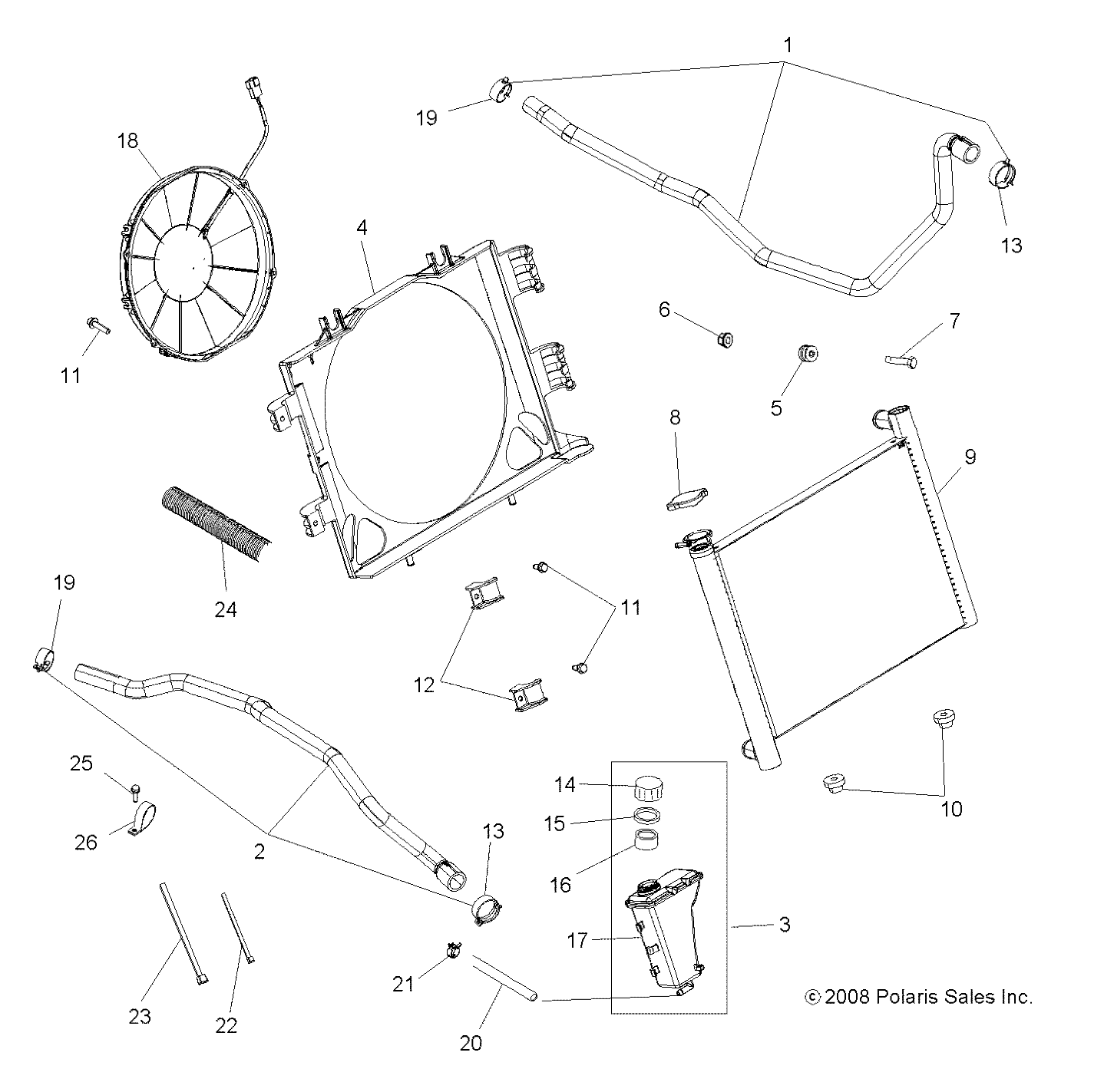 ENGINE, COOLING SYSTEM - A09ZN55AL/AQ/AS/AT/AX (49ATVCOOL09SPEPS550)