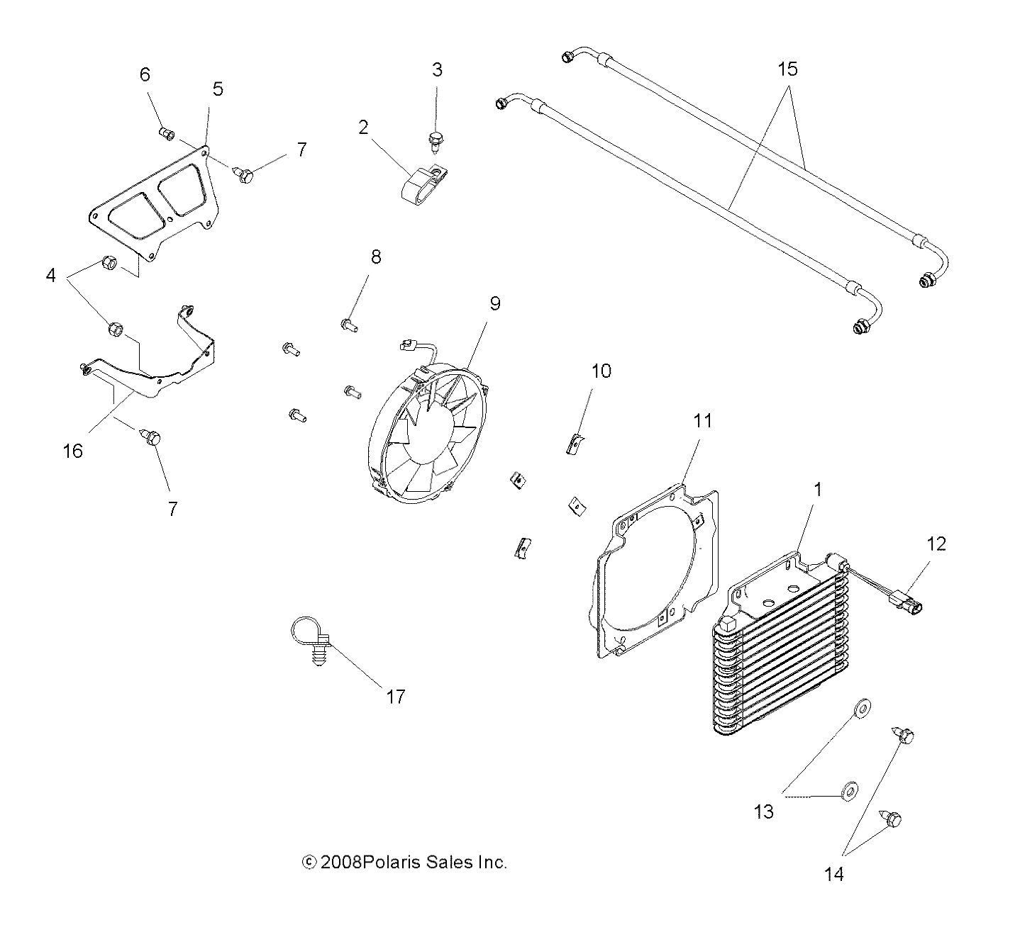 ENGINE, COOLING SYSTEM - A09CA32AA (49ATVCOOL09TB)