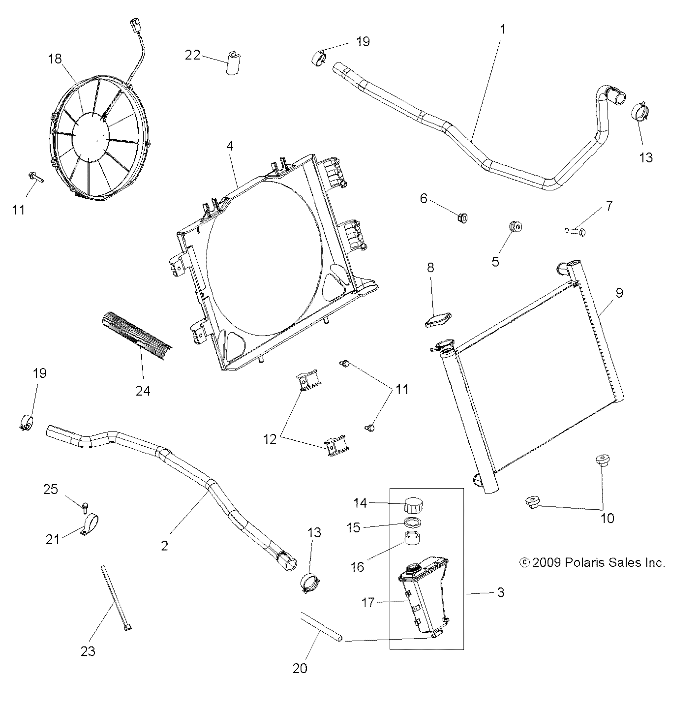 ENGINE, COOLING SYSTEM - A10ZX55AL/AT/AX (49ATVCOOL10SPEPS550)