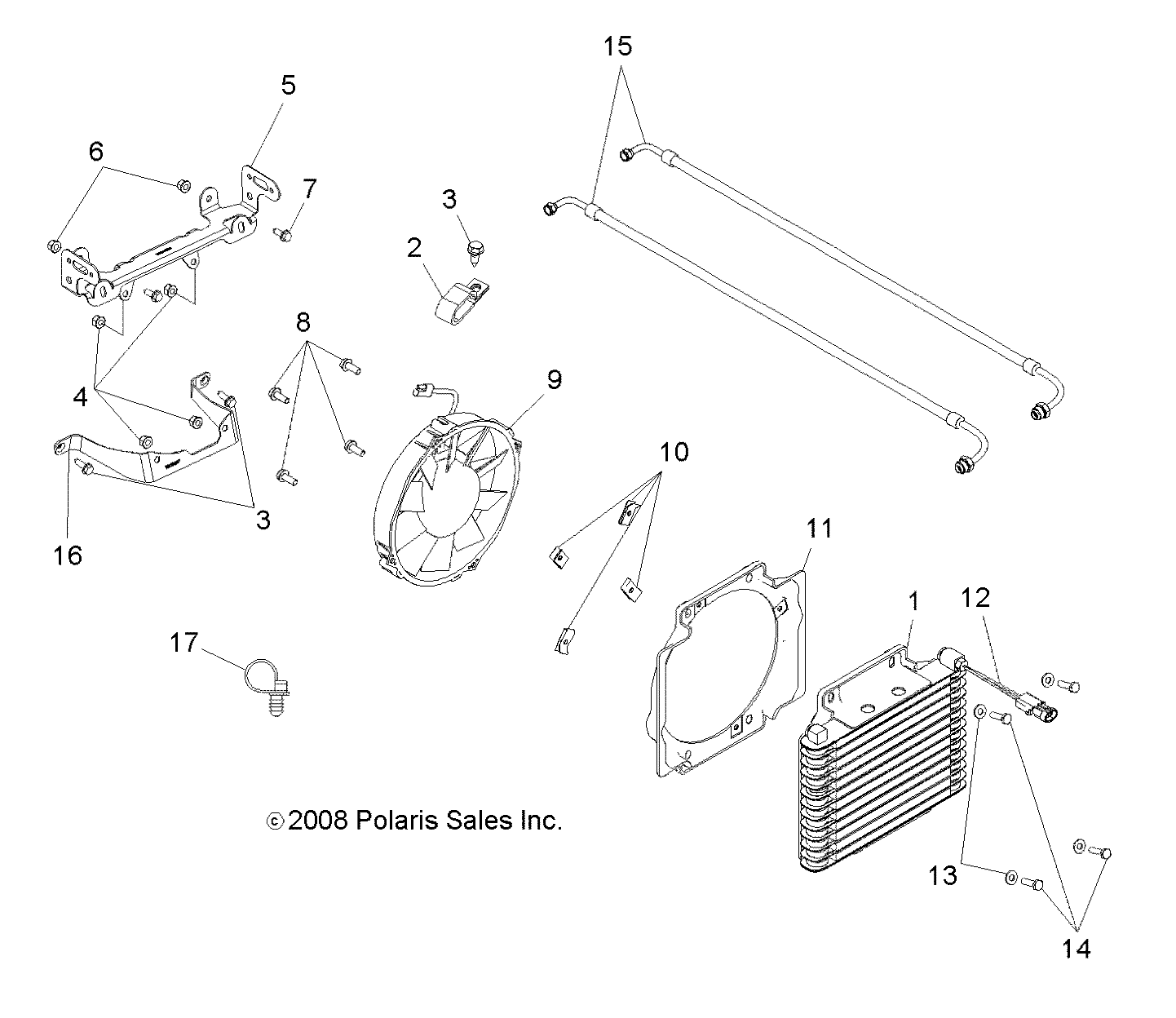 ENGINE, COOLING SYSTEM - A13NA32AA (49ATVCOOL10TBLZR)