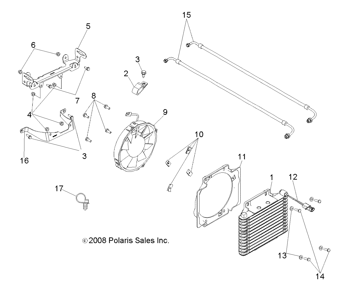 ENGINE, COOLING SYSTEM - A12NA32FA (49ATVCOOL10TBLZRI)