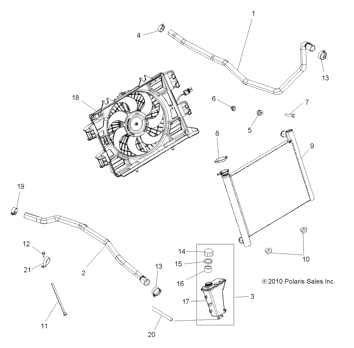 ENGINE, COOLING SYSTEM - A12ZN8EAD/EAH/EAL/EAM/EAO/EAS/EAT (49ATVCOOL11SPTRG850)