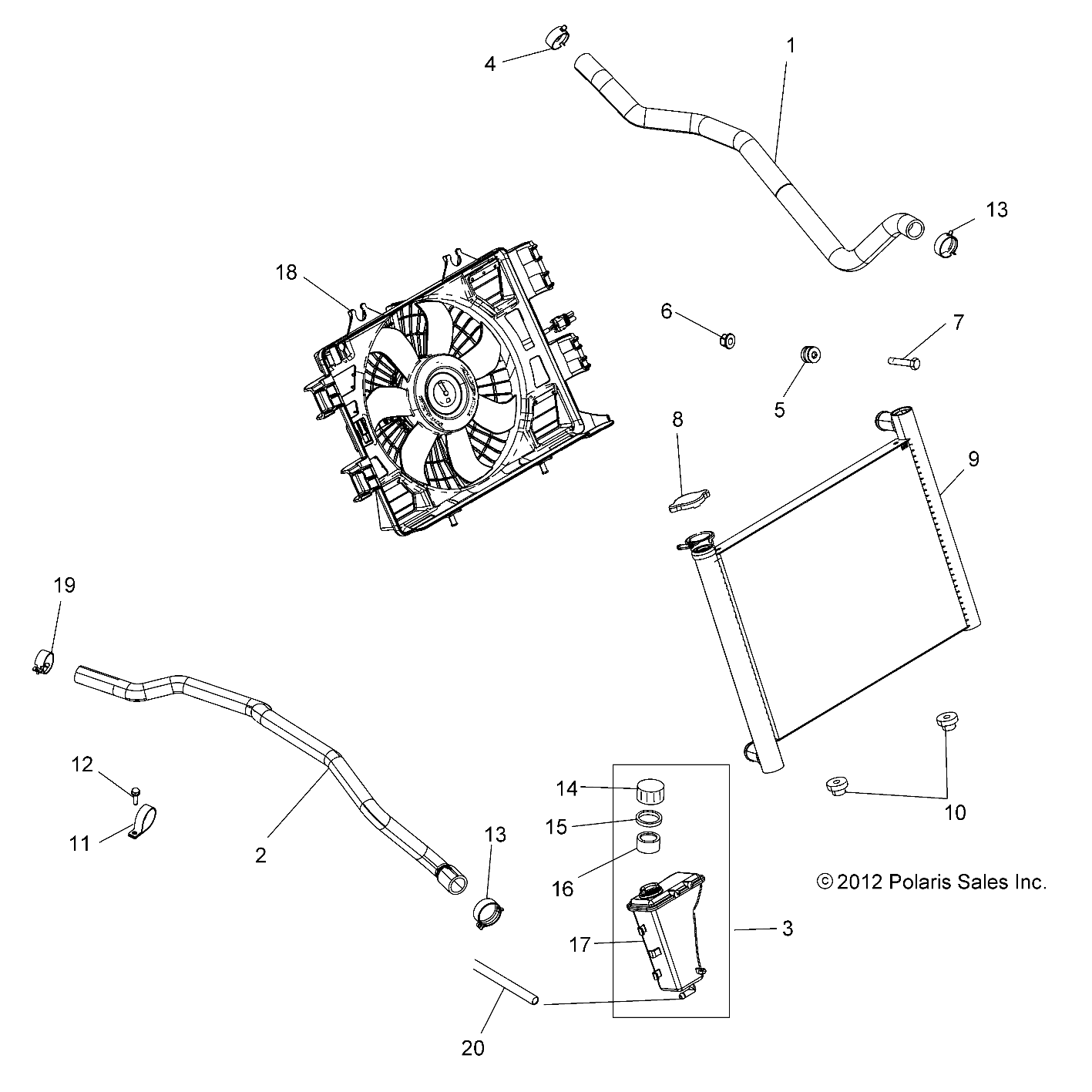 ENGINE, COOLING SYSTEM - A16SYE95AK/AP