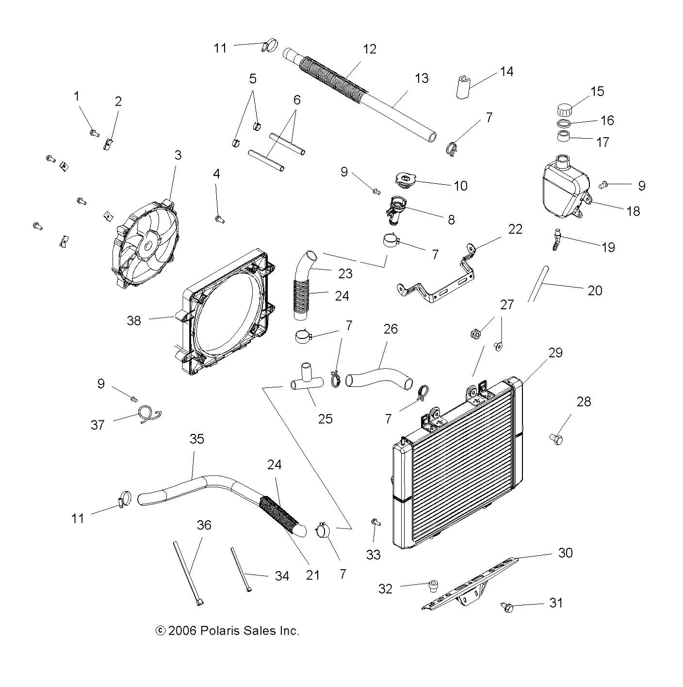 COOLING SYSTEM - A07MH76FA (49ATVCOOL800EFI)