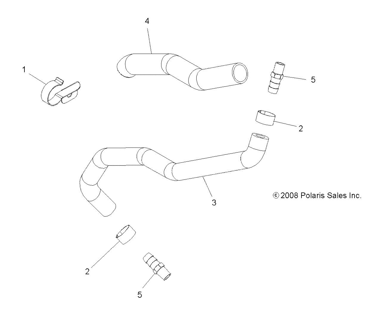 ENGINE, COOLING BYPASS - A10ZX85FL/FF (49ATVCOOLBYPASS09SPXP850)