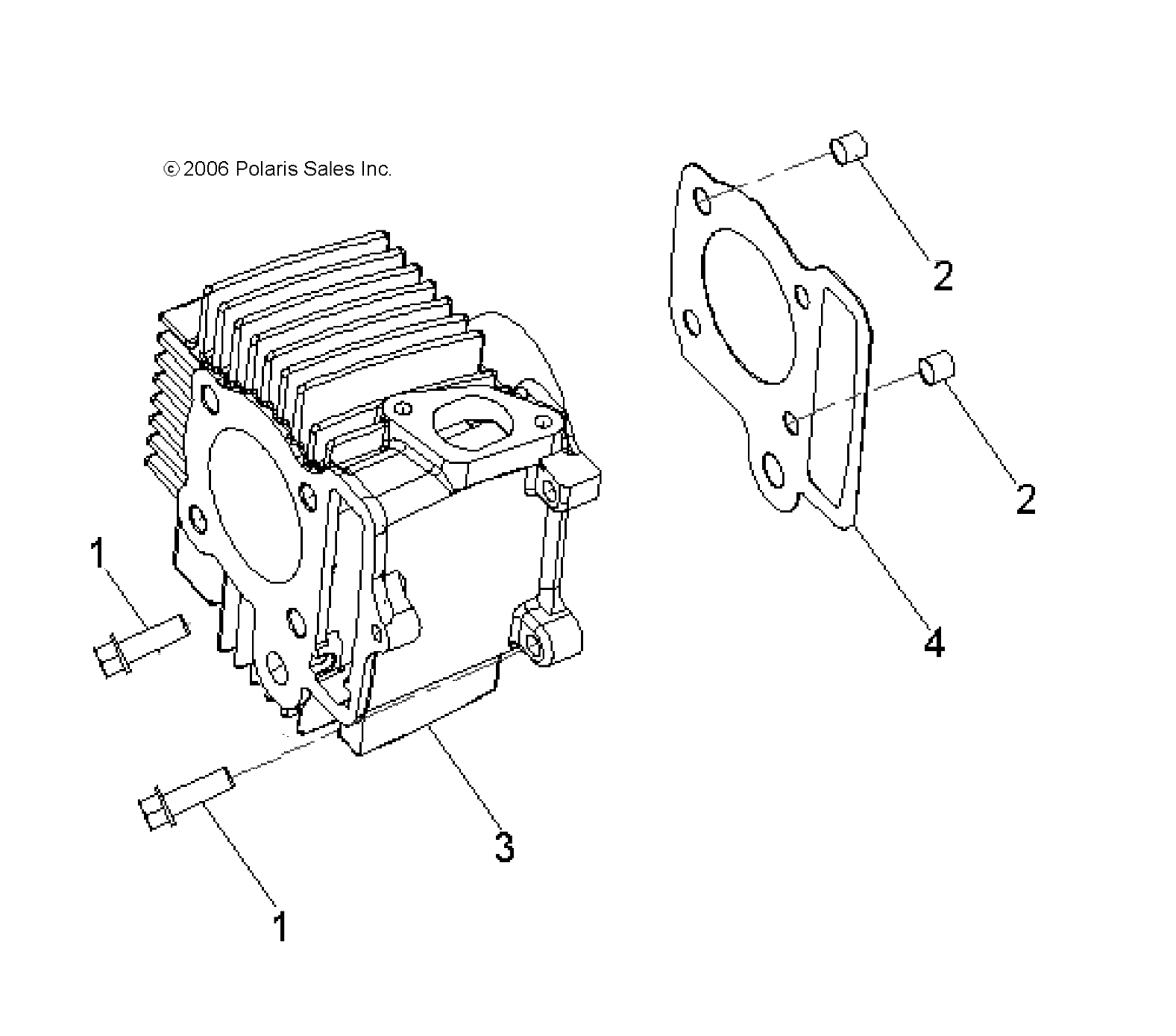 ENGINE, CYLINDER - A21YAK11N6/N7 (A00015)