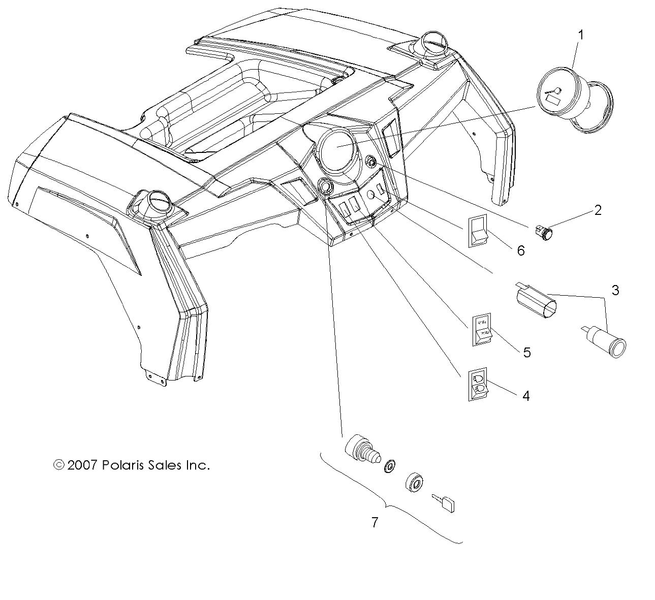 DASH INSTRUMENTS and CONTROLS - R08VH76AD/AG (49ATVDASH08VISTA)