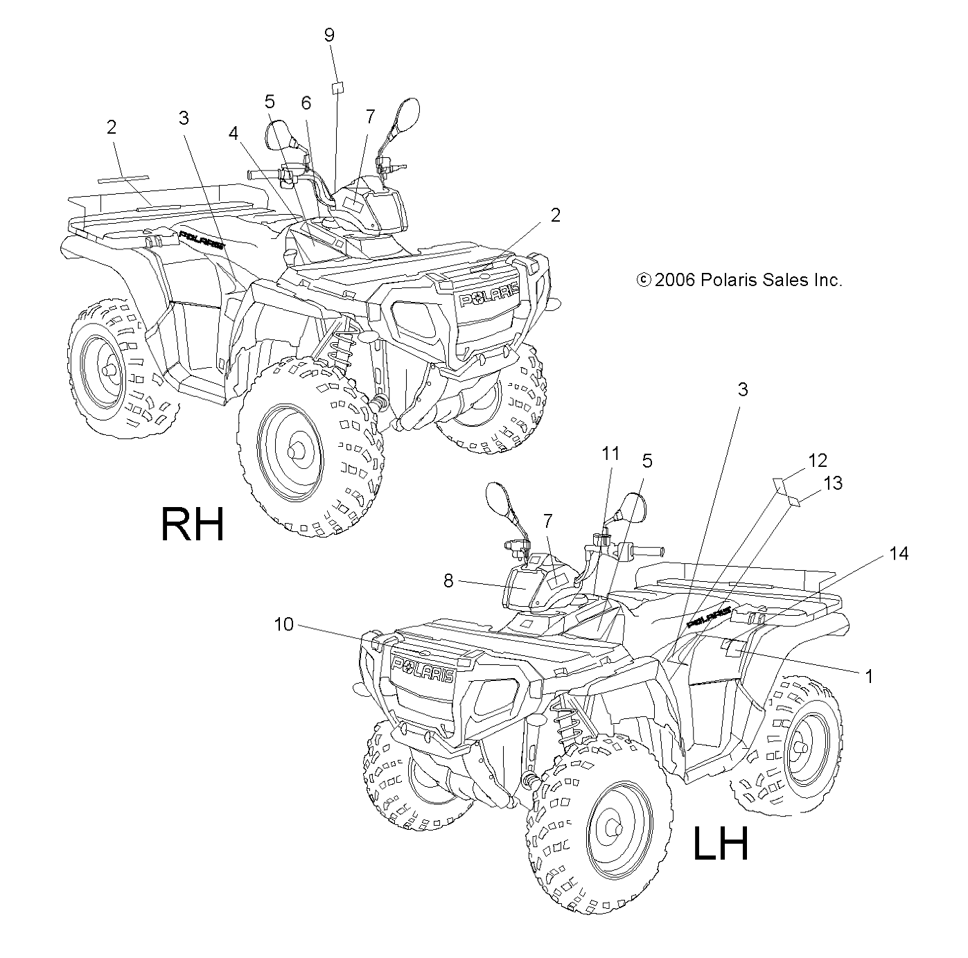 DECALS - A07MH76FA (49ATVDECAL078EFIIN)