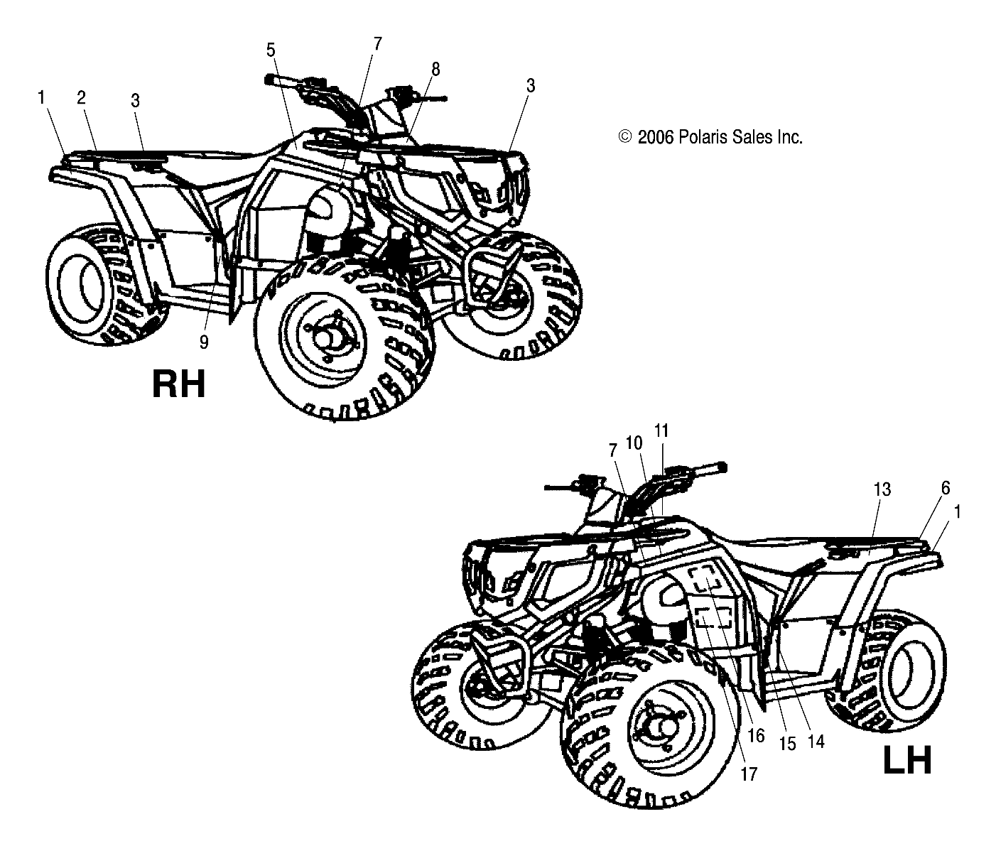 DECALS - A07SB20AA (49ATVDECAL07SAW)