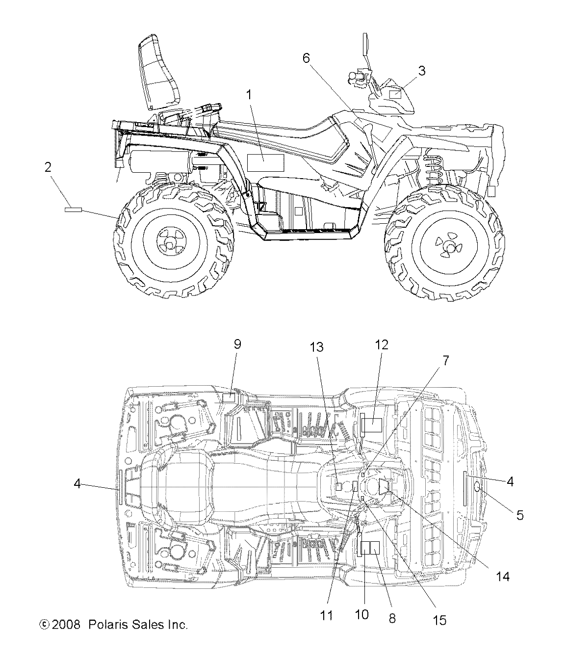 BODY, DECALS - A08DN76FC (49ATVDECAL08SPTRG800I)