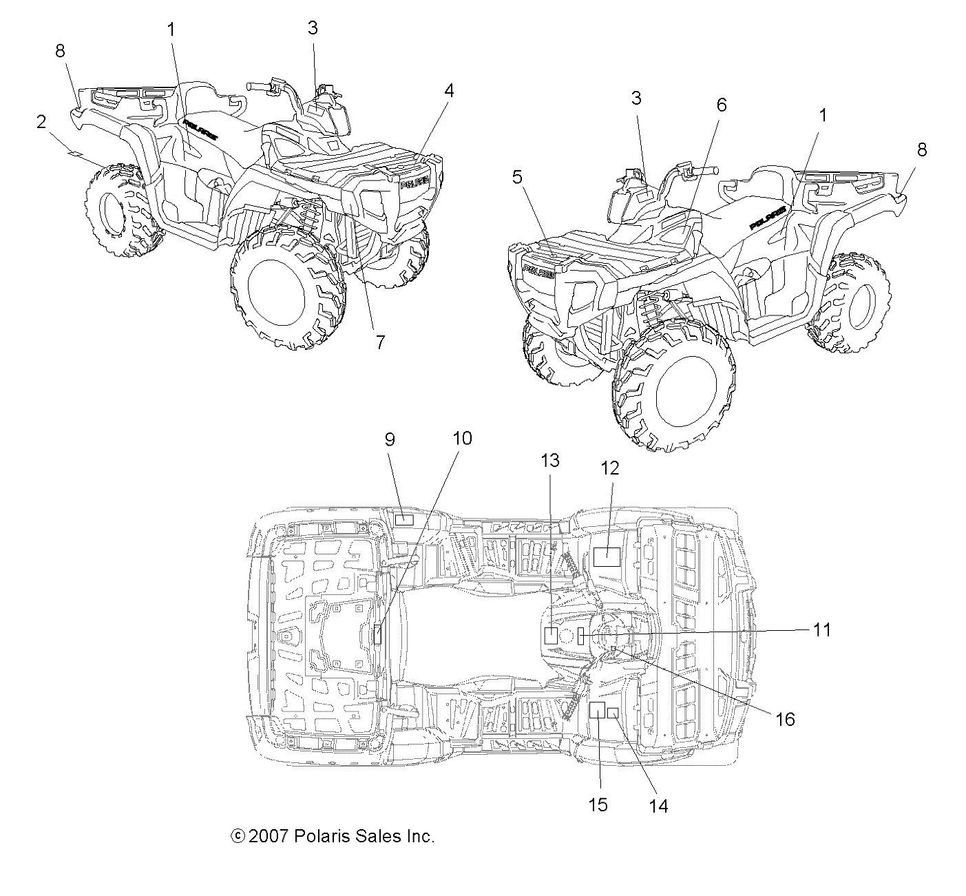 BODY, DECALS - A08TN68AX/AZ (49ATVDECAL08SPX27)