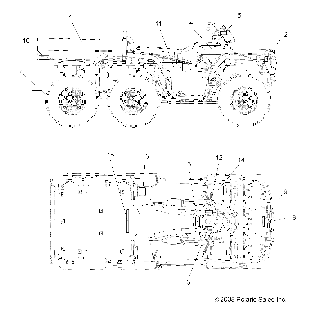 BODY, DECALS - A09CL76AA (49ATVDECAL096X6)