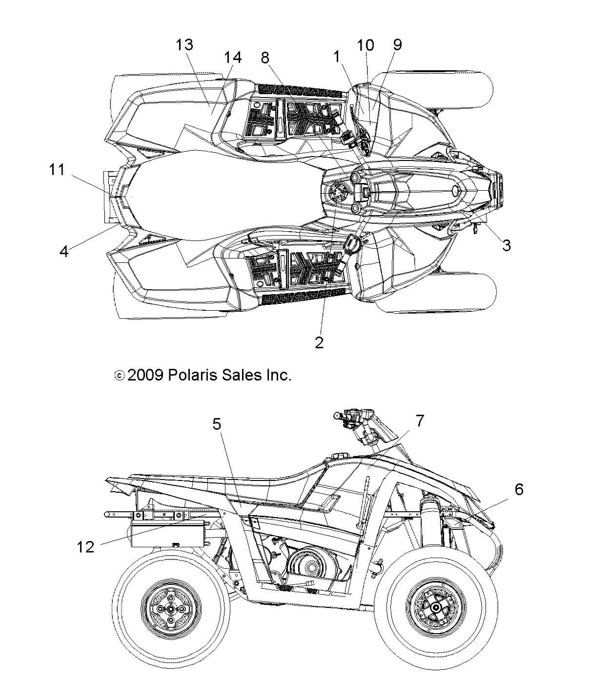 BODY, DECALS - A10NG50AA (49ATVDECAL10SCRAM)