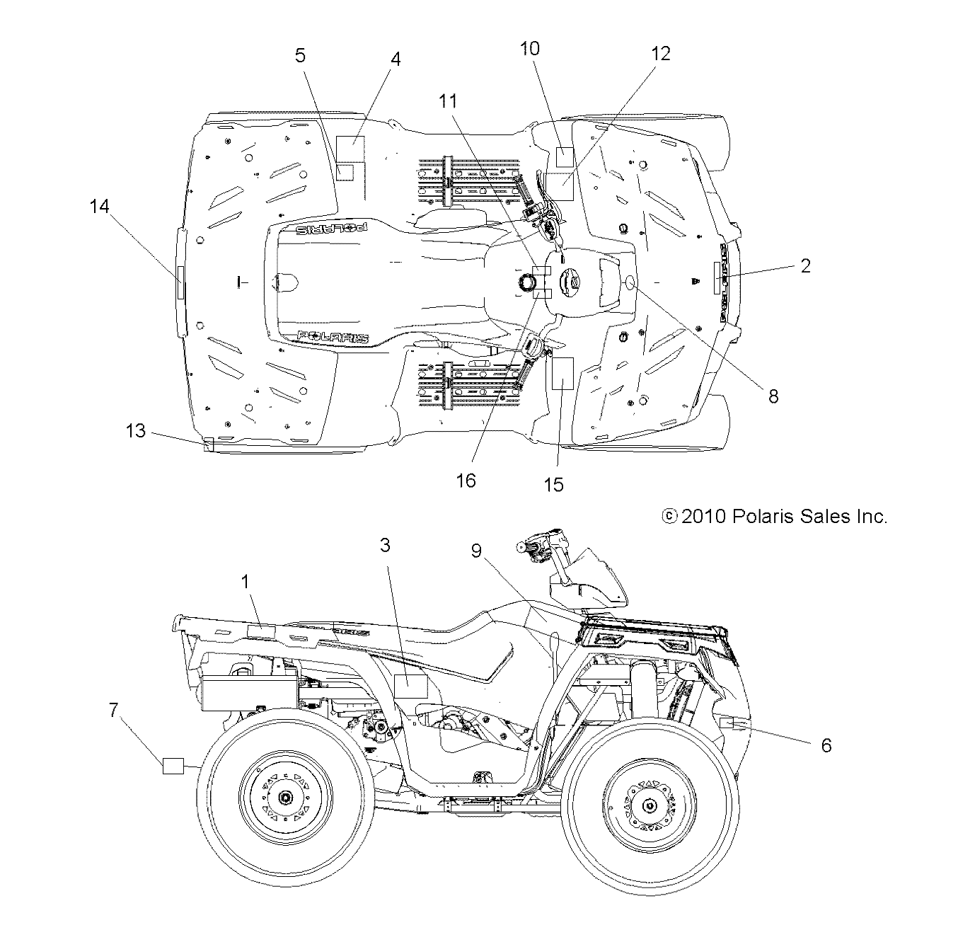 BODY, DECALS - A11MH50AX/AZ (49ATVDECAL11SP500)