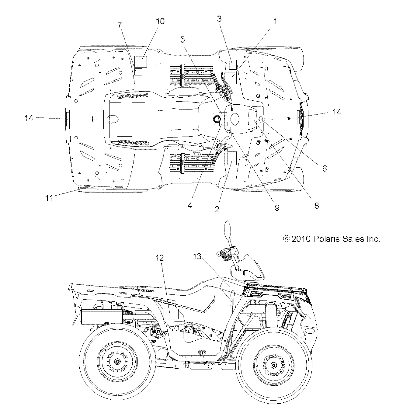 BODY, DECALS - A11MH50FF (49ATVDECAL11SP500F)