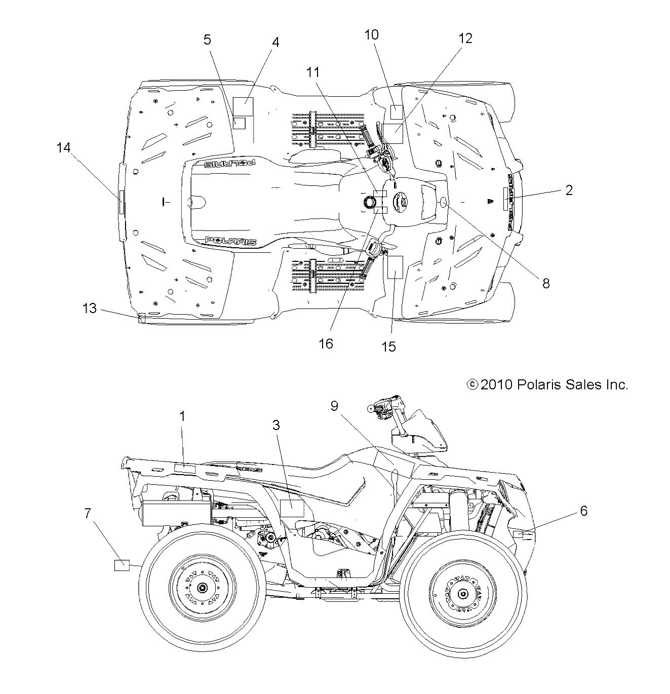 BODY, DECALS - A11MH76AX/AZ (49ATVDECAL11SP800EFI)