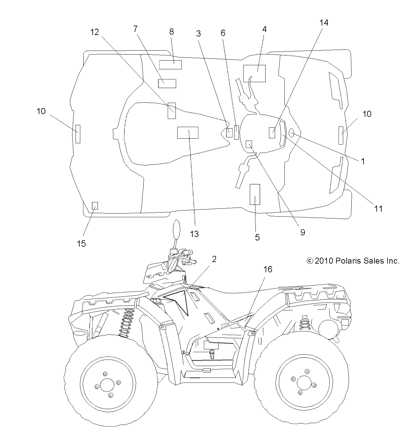 BODY, DECALS - A11ZX55FF (49ATVDECAL11SPFOR550)