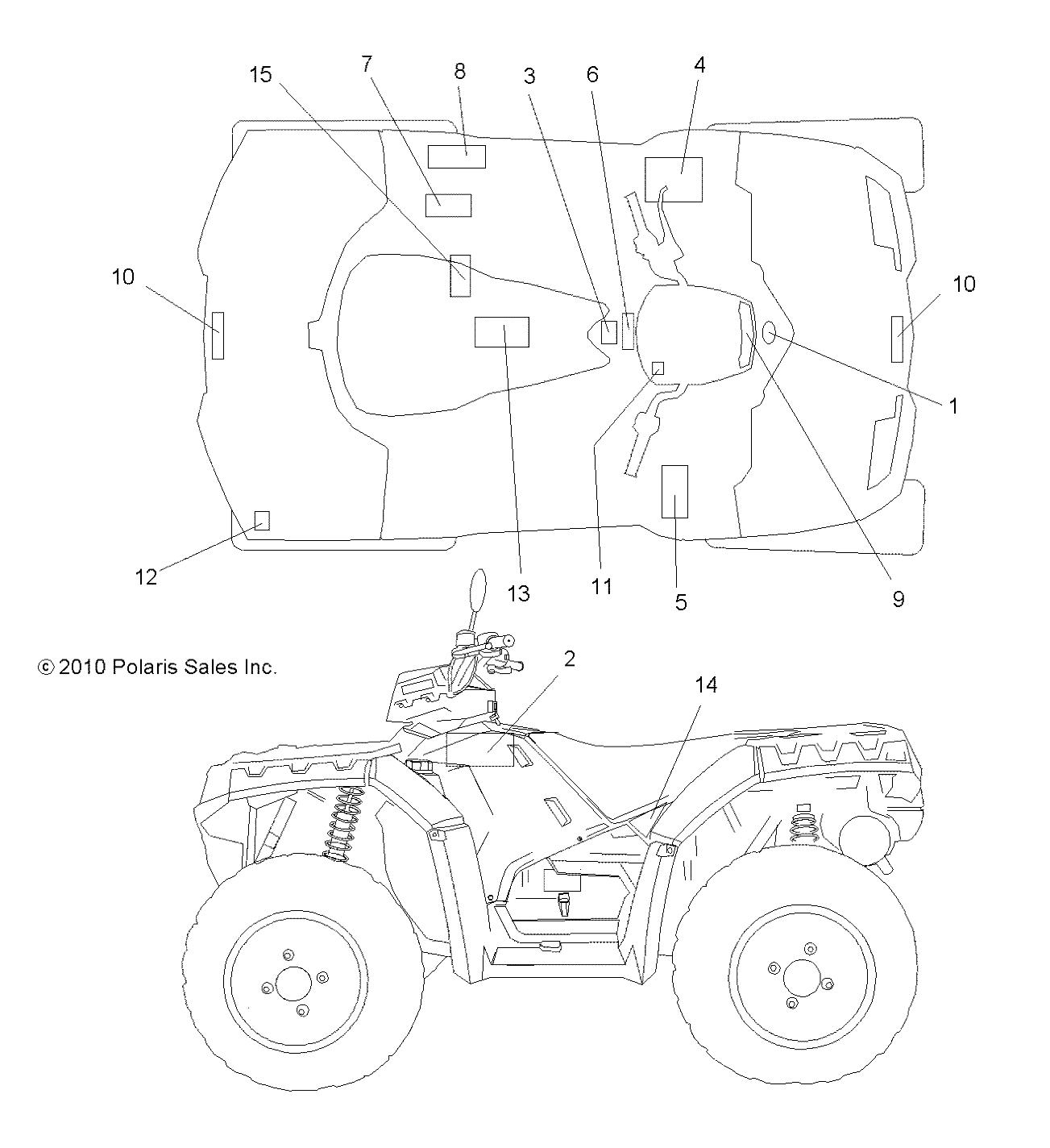 BODY, DECALS - A11ZX85FF/FK (49ATVDECAL11SPFOR850)