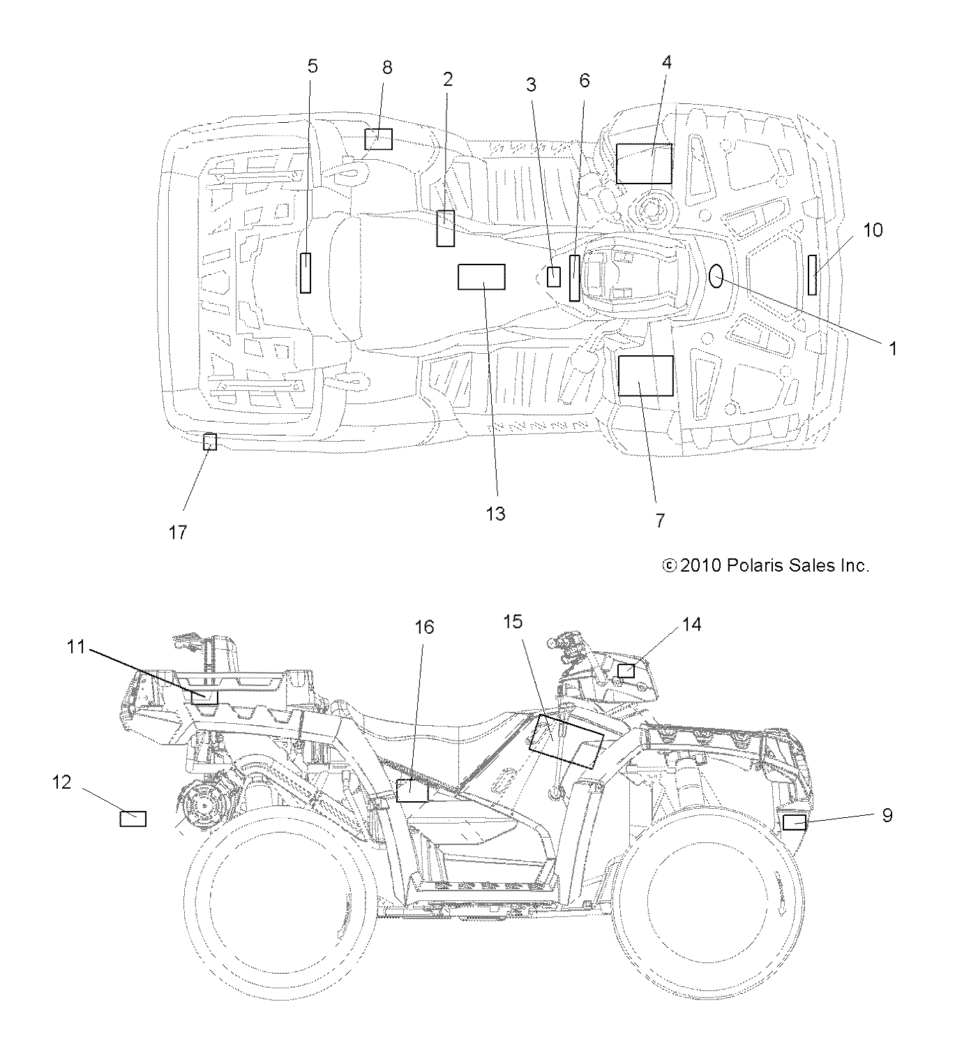 BODY, DECALS - A11TN55AA/AZ (49ATVDECAL11SPX2550)