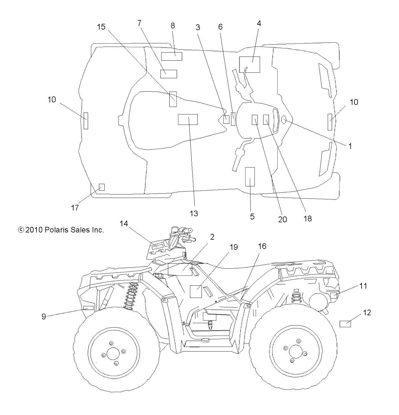 BODY, DECALS - A11ZX85AB/AK/AL/AO/AS/AT/AW/AX (49ATVDECAL11SPXPEPS850)