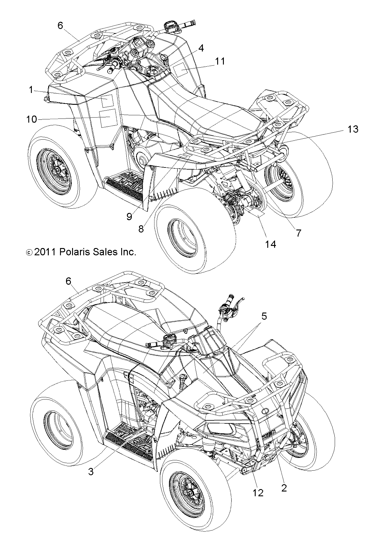 BODY, DECALS - A12EA32AA (49ATVDECAL12BOSS)