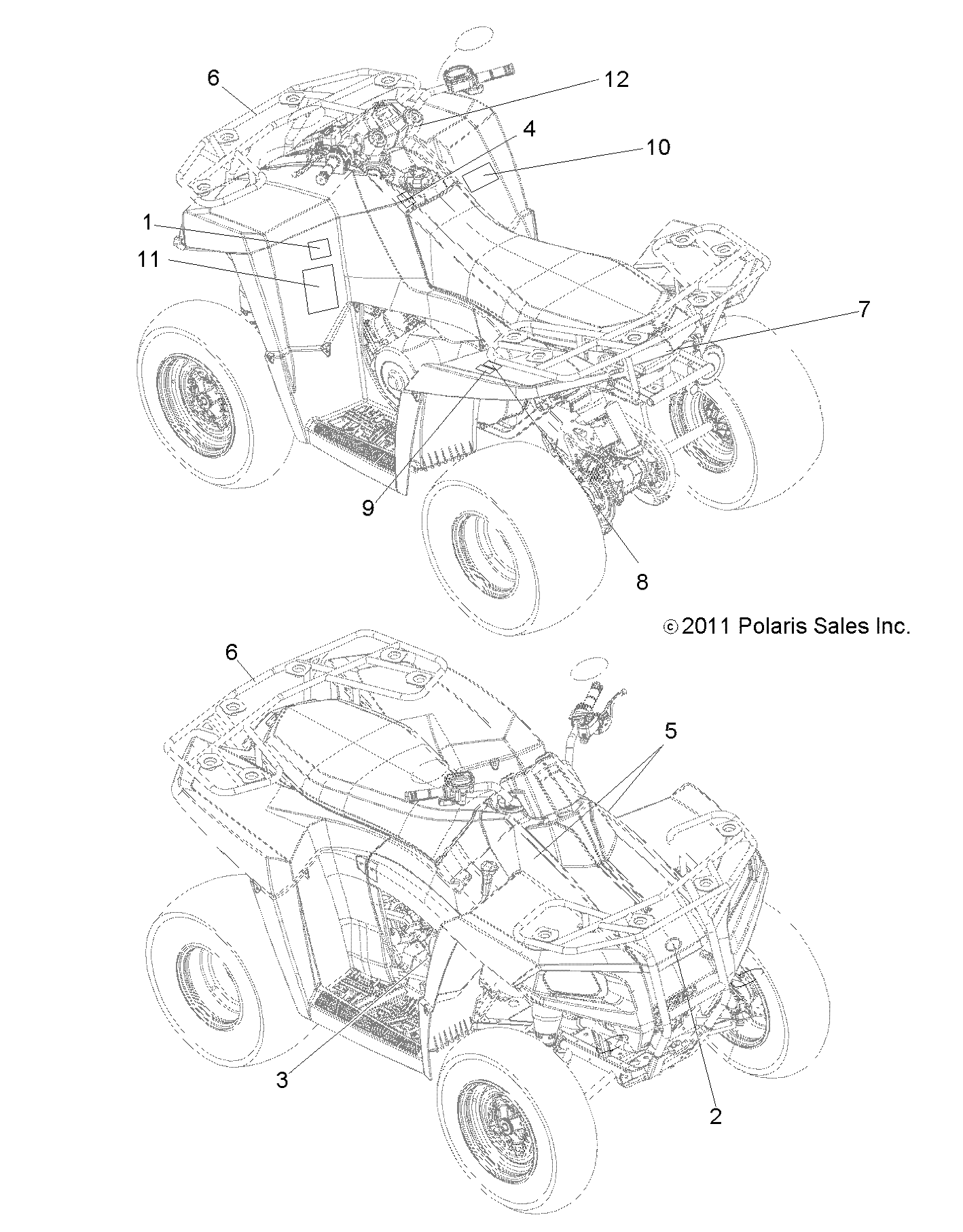 BODY, DECALS - A13EA32FA (49ATVDECAL12BOSSI)