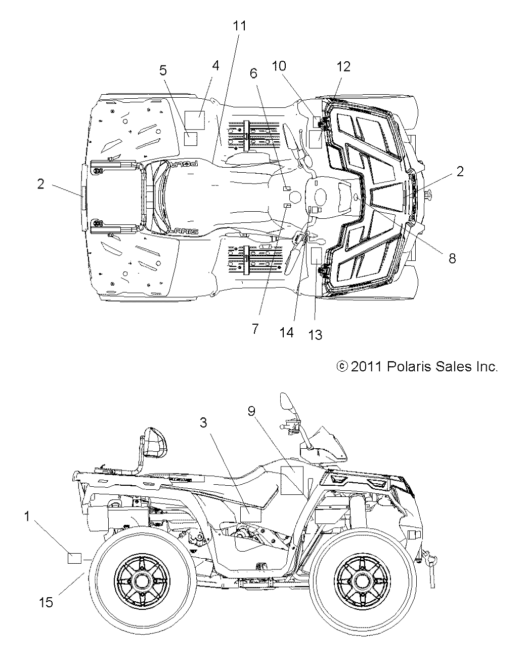 BODY, DECALS - A14MN50EM/EA (49ATVDECAL12SP500TR)