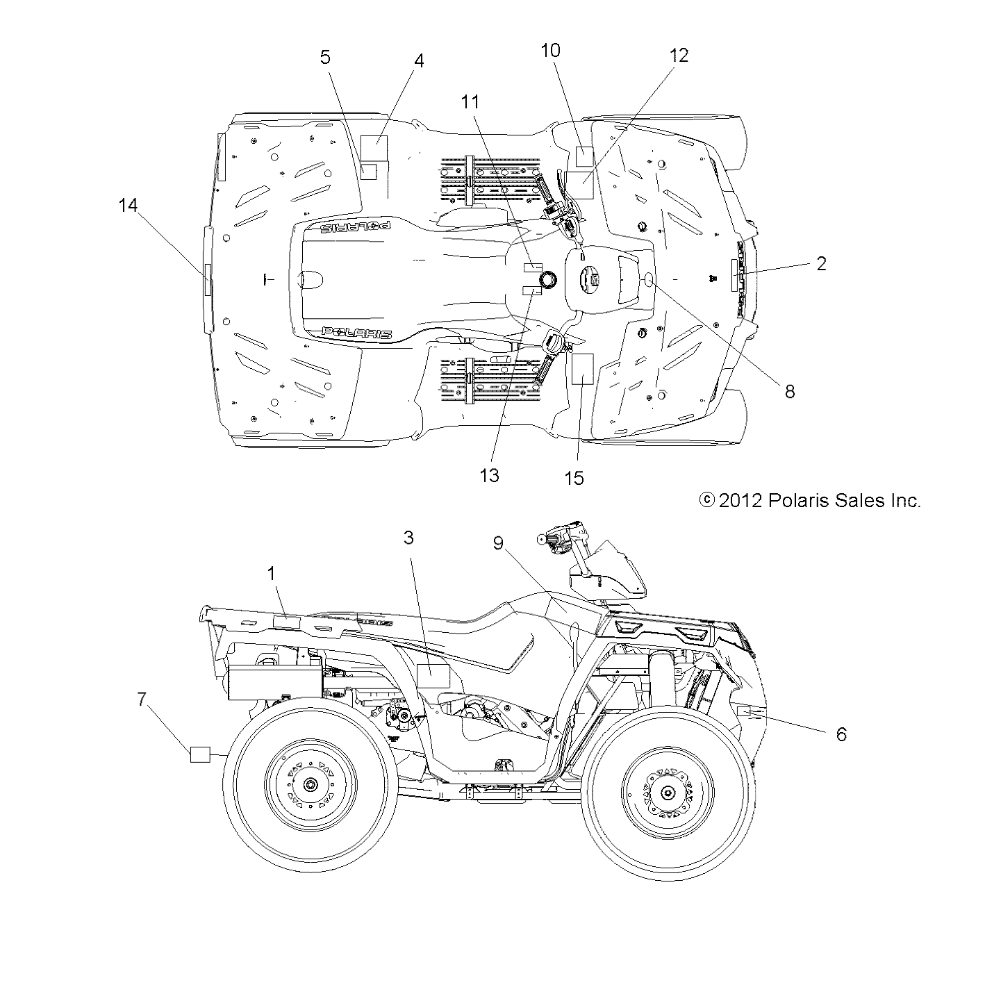 BODY, DECALS - A13MH50TD (49ATVDECAL13SP500)