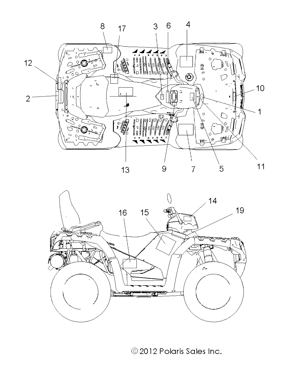 BODY, DECALS - A13DN5EFL (49ATVDECAL13SPTRG550EPSI)