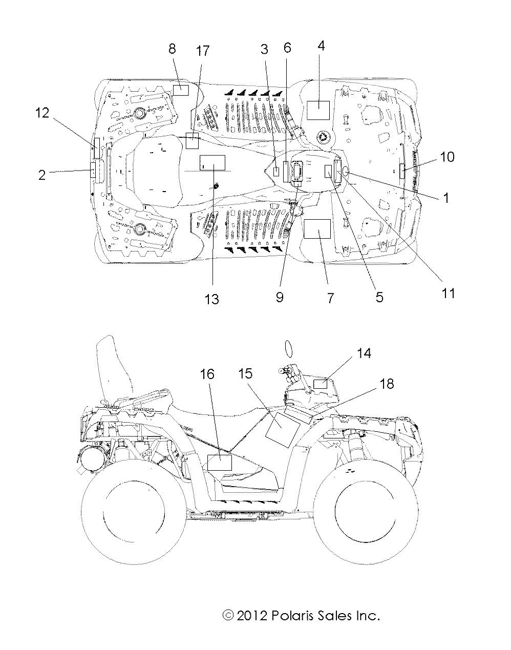 BODY, DECALS - A13DN8EFW (49ATVDECAL13SPTRG850EPSI)