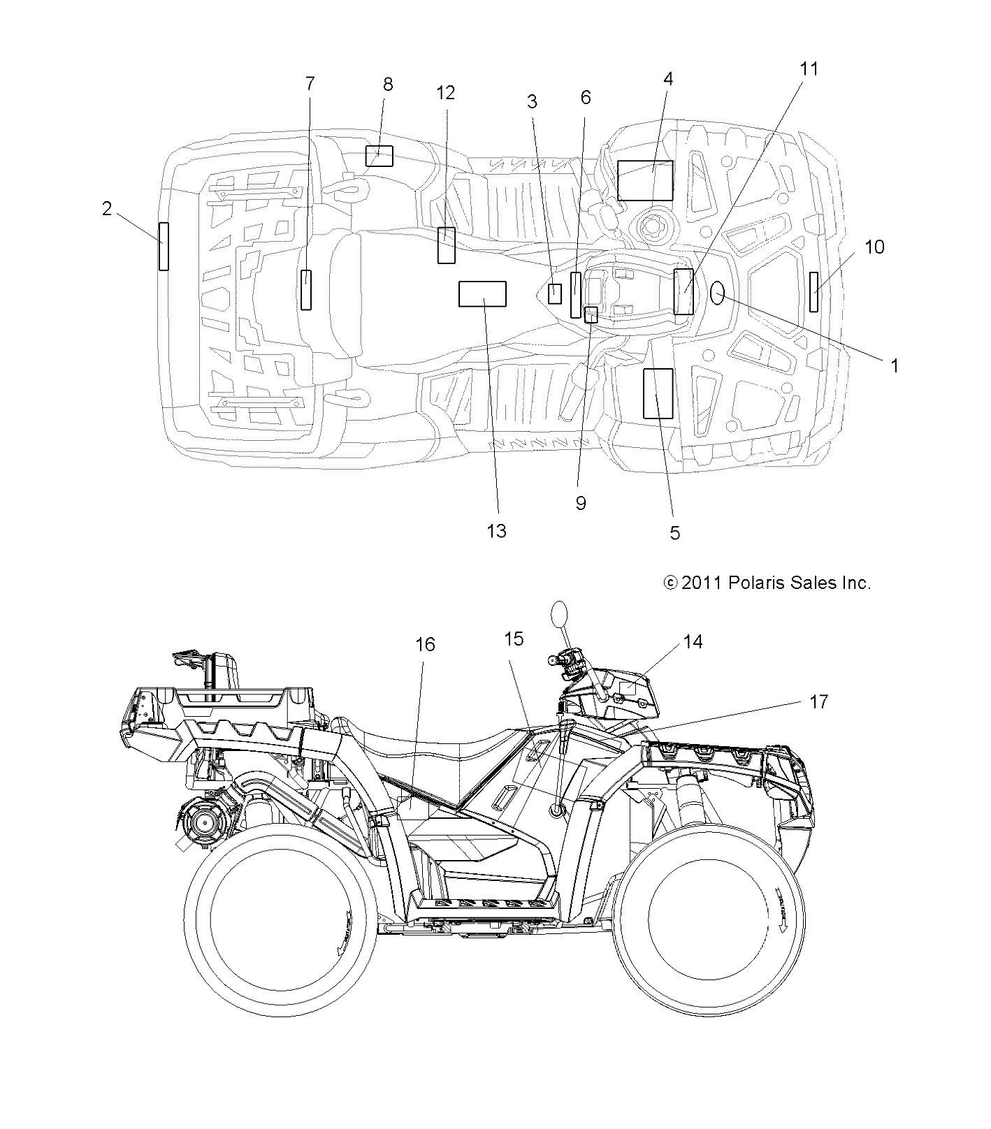 BODY, DECALS - A14TN55FA (49ATVDECAL13SPX2550I)