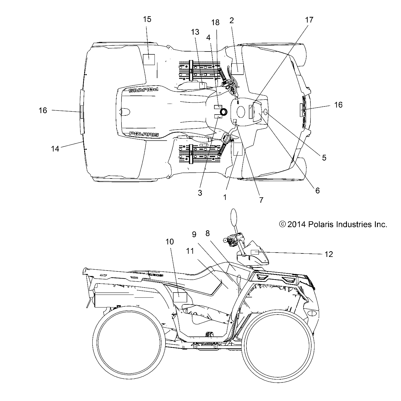 BODY, DECALS - A15SHC57CS (49ATVDECAL15570SPQ)