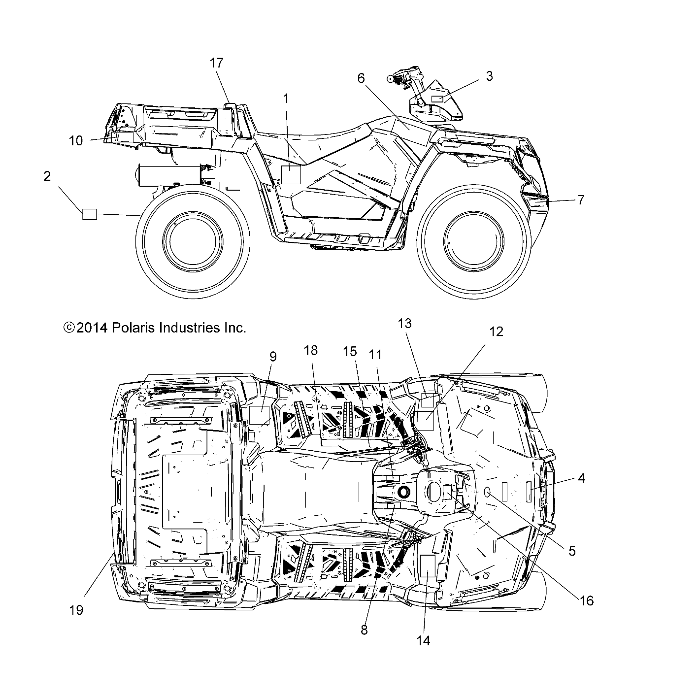 BODY, DECALS - A15SWE57AA/AD (49ATVDECAL15570X2)